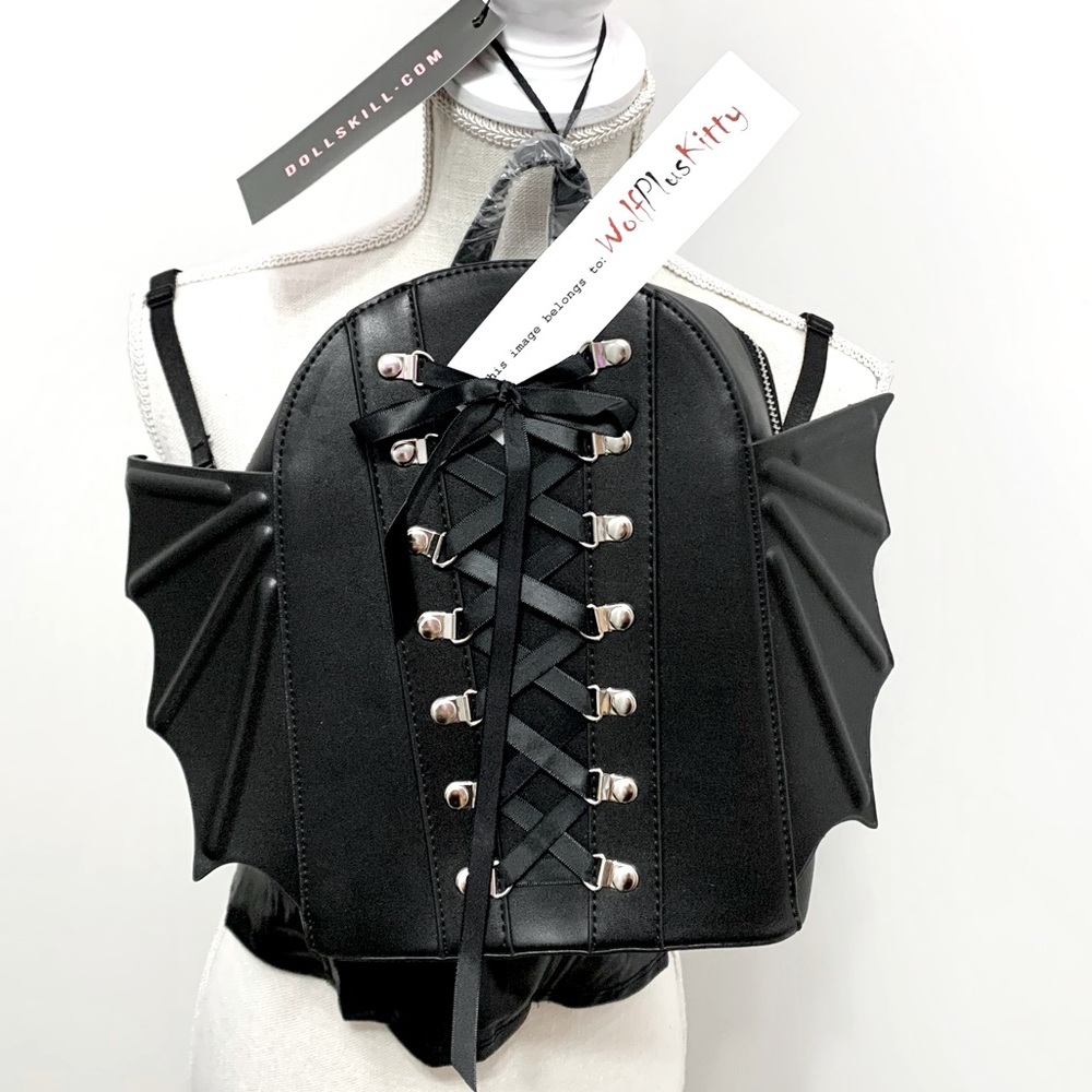 Trickz N Treatz Dolls Kill Bat Backpack - NEW